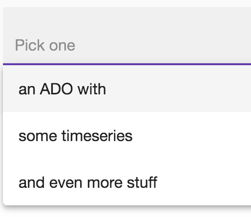 Autocomplete / all options